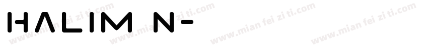 halim N字体转换